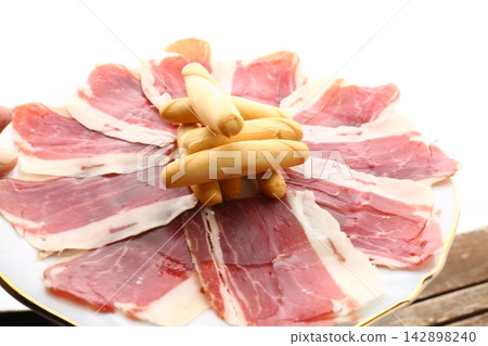 Spanish Ham and Traditional Cured Meat Spanish Ham and Traditional Cured Meat 142898240