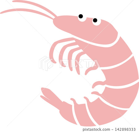 Vector illustration of Antarctic krill Vector illustration of Antarctic krill 142898333