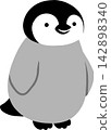 Vector illustration of an emperor penguin chick Vector illustration of an emperor penguin chick 142898340