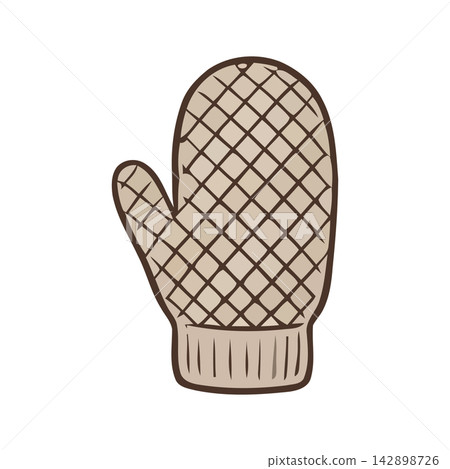 Detailed illustration of crocheted yarn material and knitting pattern design for creative crafts. Detailed illustration of crocheted yarn material and knitting pattern design for creative crafts. 142898726
