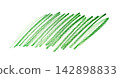Hatch pencil line texture set, crayon scribble stroke pattern 142898833