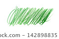 Hatch pencil line texture set, crayon scribble stroke pattern 142898835