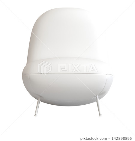 armchair isolate on a transparent background, comfortable furniture for home interior, 3D illustration, cg render armchair isolate on a transparent background, comfortable furniture for home interior, 3D illustration, cg render 142898896