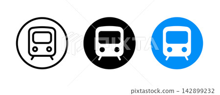 Train icon set: Railway, Commuting, Transportation, Access Train icon set: Railway, Commuting, Transportation, Access 142899232