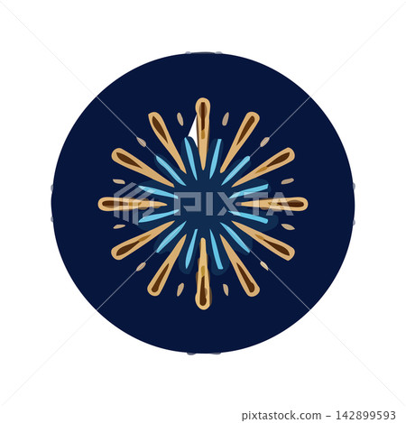 Vibrant abstract radial burst background featuring dynamic blue, yellow, and white lines on deep navy. Vibrant abstract radial burst background featuring dynamic blue, yellow, and white lines on deep navy. 142899593