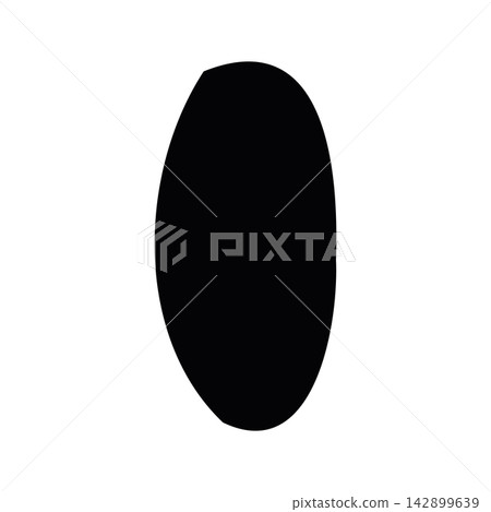 Versatile geometric element or blank silhouette design, perfect for logos, banners, and modern minimalist layouts. 142899639