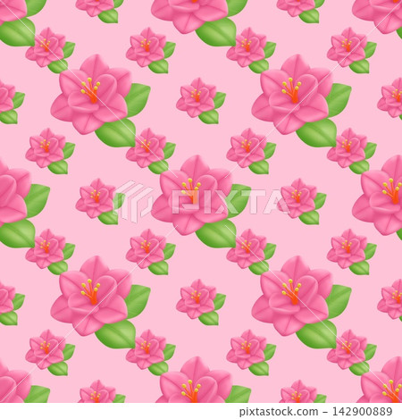seamless pattern with pink flowers seamless pattern with pink flowers 142900889