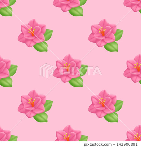 seamless pattern with pink flowers seamless pattern with pink flowers 142900891