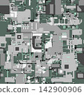 Futuristic background in cyberpunk style. 142900906