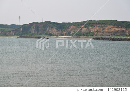 平靜的海面和冰浦 142902115