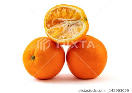 fresh Sweet Orange Whole and Hand Peeled Open fresh Sweet Orange Whole and Hand Peeled Open 142903099