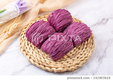 dried Purple Sweet Potato Cantonese Jook Sing Noodle Nests dried Purple Sweet Potato Cantonese Jook Sing Noodle Nests 142903628