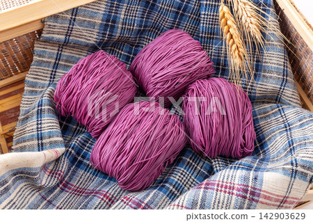dried Purple Sweet Potato Cantonese Jook Sing Noodle Nests dried Purple Sweet Potato Cantonese Jook Sing Noodle Nests 142903629