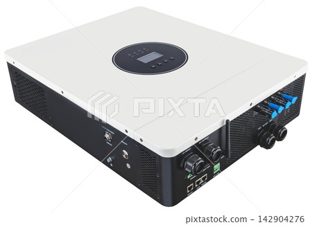 Solar Inverter isolated object background Solar Inverter isolated object background 142904276