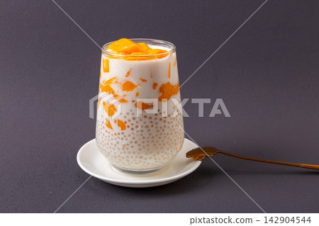 mango Sago Dessert With Coconut Milk Asian Style mango Sago Dessert With Coconut Milk Asian Style 142904544