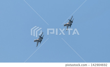 A formation of Russian Air Force Sukhoi Su-27 Flanker fighter jets A formation of Russian Air Force Sukhoi Su-27 Flanker fighter jets 142904692