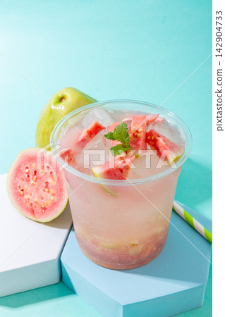 guava and Indian Gooseberry Sparkling Fruit Beverage Drink guava and Indian Gooseberry Sparkling Fruit Beverage Drink 142904733