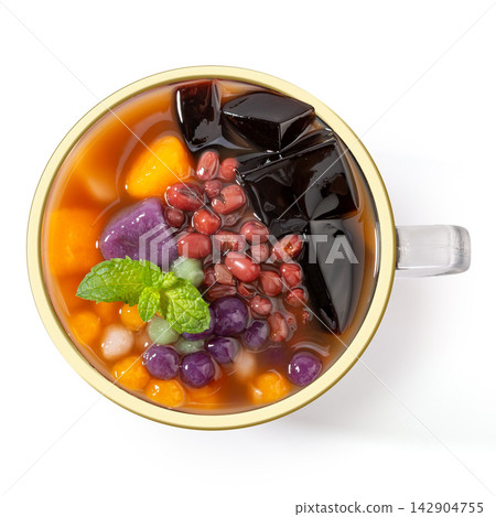 taro Balls Red Bean Dessert Traditional Asian Sweet Food taro Balls Red Bean Dessert Traditional Asian Sweet Food 142904755