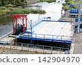 Waterwheel, Indian waterwheel, Chitose River, Chitose, salmon, river, tourist spot, park, facility, river 142904970