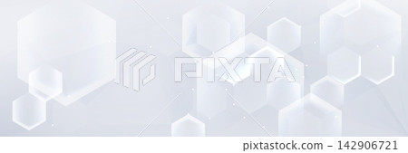 Abstract background with tech hexagonal pattern Abstract background with tech hexagonal pattern 142906721