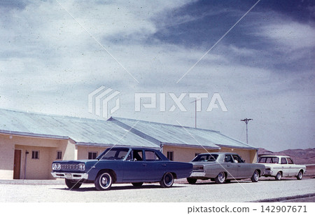 scene with Plymouth Satellite, Dodge Coronet and Paykan cars scene with Plymouth Satellite, Dodge Coronet and Paykan cars 142907671