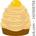Sweet potato mont blanc 142908708