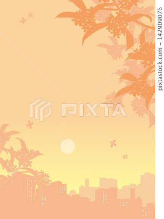 九月日落的插圖 九月日落的插圖 142909076