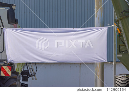 White Banner Copy Space White Banner Copy Space 142909164