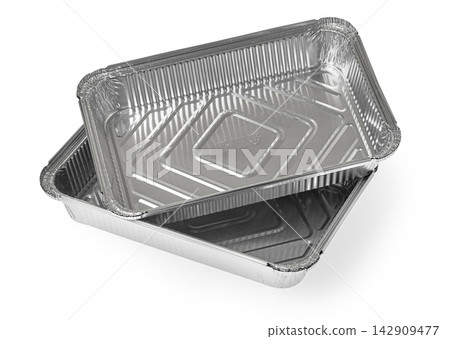 Stacking aluminum foil trays for disposable catering and baking 142909477