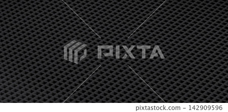 Dark geometric grid pattern creating abstract texture Dark geometric grid pattern creating abstract texture 142909596