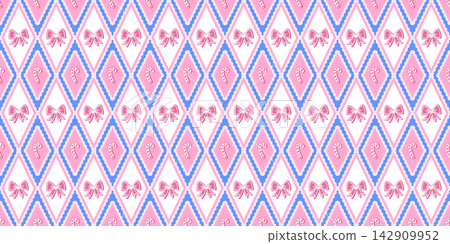 Christmas diamond pattern with pink ginger gingerbread and candy vintage seamless. Gingham red checkered with preppy ethnic merry and rhombus retro winter. Vector ribbon texture with stripe grid. Christmas diamond pattern with pink ginger gingerbread and candy vintage seamless. Gingham red checkered with preppy ethnic merry and rhombus retro winter. Vector ribbon texture with stripe grid. 142909952