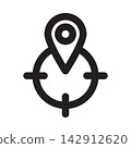Target icon design template 142912620