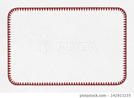 Rounded Rectangle with Serrated Maroon Border Rounded Rectangle with Serrated Maroon Border 142913235