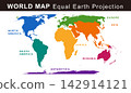 World map using the Equal Earth projection 142914121