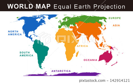 世界地圖採用等距地球投影法 142914121