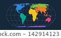 World map using the Equal Earth projection 142914123