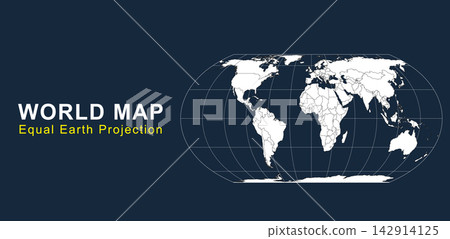 世界地圖採用等距地球投影法 世界地圖採用等距地球投影法 142914125