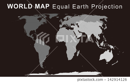 世界地圖採用等距地球投影法 世界地圖採用等距地球投影法 142914126