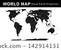 World map using the Equal Earth projection 142914131