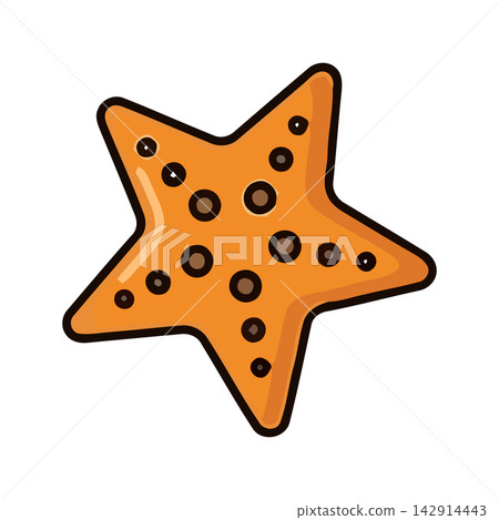 A playful and cheerful orange star vector illustration featuring a dotted pattern, perfect for badges, ratings, or celebration designs. A playful and cheerful orange star vector illustration featuring a dotted pattern, perfect for badges, ratings, or celebration designs. 142914443