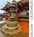Cast Bronze Lantern at Osugi Shrine, Ibaraki, Japan 142914620