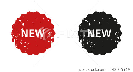 New Product Badge Solid Icon Set. Promotional Label, Marketing Tag, And Fresh Arrival Silhouette Symbol Collection. Retail And Advertising Design. Isolated Vector Illustration New Product Badge Solid Icon Set. Promotional Label, Marketing Tag, And Fresh Arrival Silhouette Symbol Collection. Retail And Advertising Design. Isolated Vector Illustration 142915549