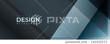 Abstract geometric design background with dark diagonal layers, translucent blue shapes, and clean modern composition for banner, presentation, cover, technology themes, and corporate layouts Abstract geometric design background with dark diagonal layers, translucent blue shapes, and clean modern composition for banner, presentation, cover, technology themes, and corporate layouts 142916511