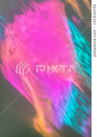 Abstract neon watercolor texture with pink and teal light reflections on textured paper Abstract neon watercolor texture with pink and teal light reflections on textured paper 142916548