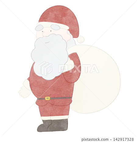 Santa Claus holding presents (watercolor style) Santa Claus holding presents (watercolor style) 142917328