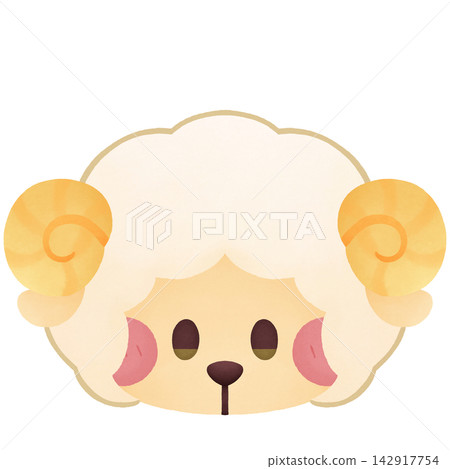 綿羊臉圖標 綿羊臉圖標 142917754