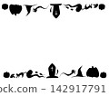 A black-based frame with customizable text featuring ghosts, tombstones, mice, cats, ghost hats, and pumpkins. 142917791
