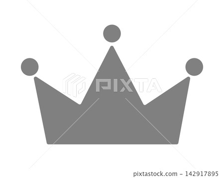 Crown silhouette icon Crown silhouette icon 142917895