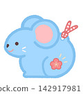 New Year's Zodiac sign: Rat figurine 142917981