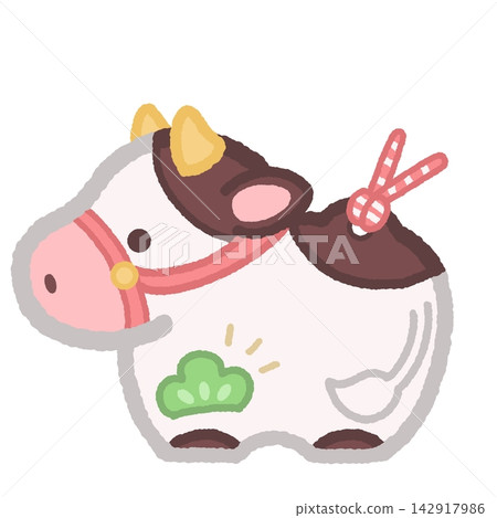New Year's Zodiac Animal: Ox Figurine New Year's Zodiac Animal: Ox Figurine 142917986